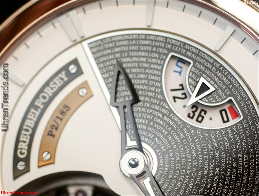 Greubel Forsey Tourbillon 24 Sekunden Edition Historique Uhr Hands-On  