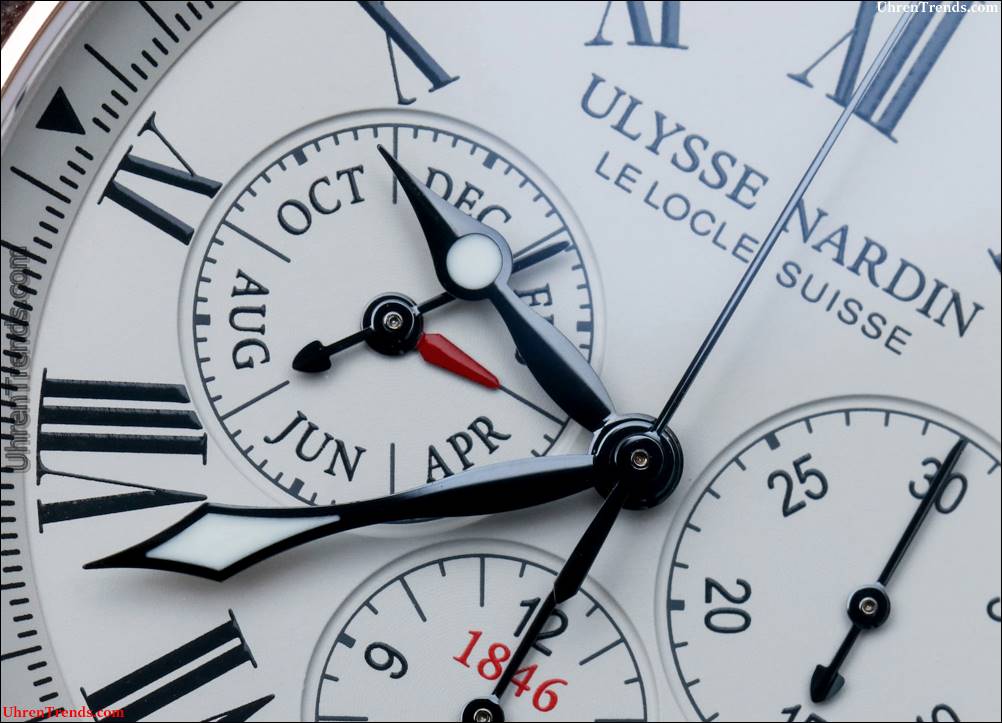 Ulysse Nardin Marine Chronograph Jahreskalender Uhr Hands-On  