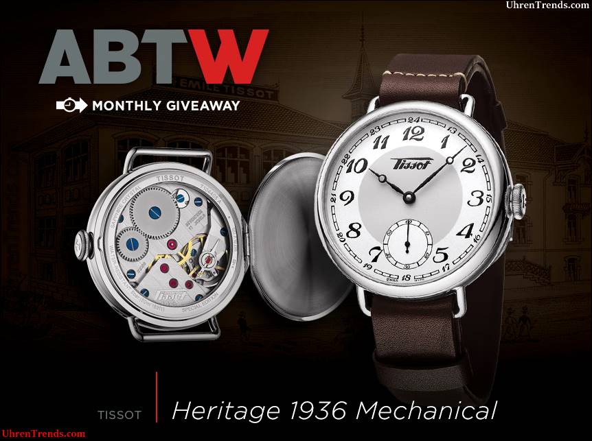 Gewinner angekündigt: Tissot Heritage 1936 mechanische Uhr Werbegeschenk  