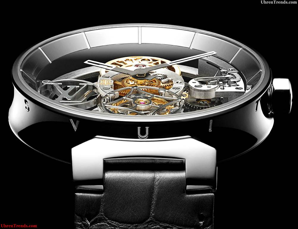 Louis Vuitton Tambour Mond Fliegender Tourbillon 'Poinçon De Genève' Uhr  