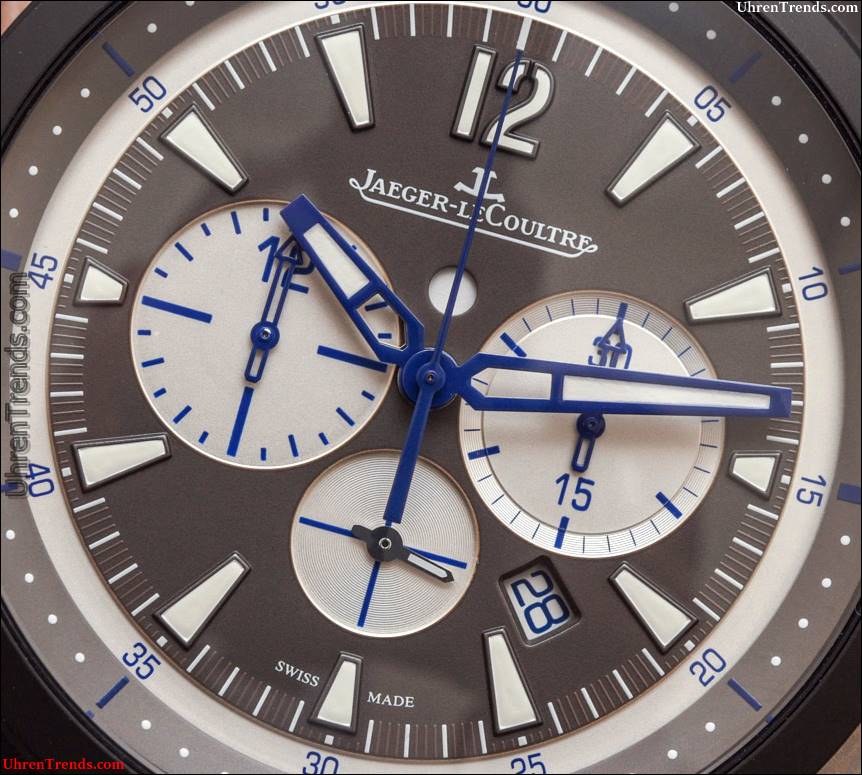 Jaeger-LeCoultre Master Compressor Chronograph Keramik Uhr In Blau Hands-On  