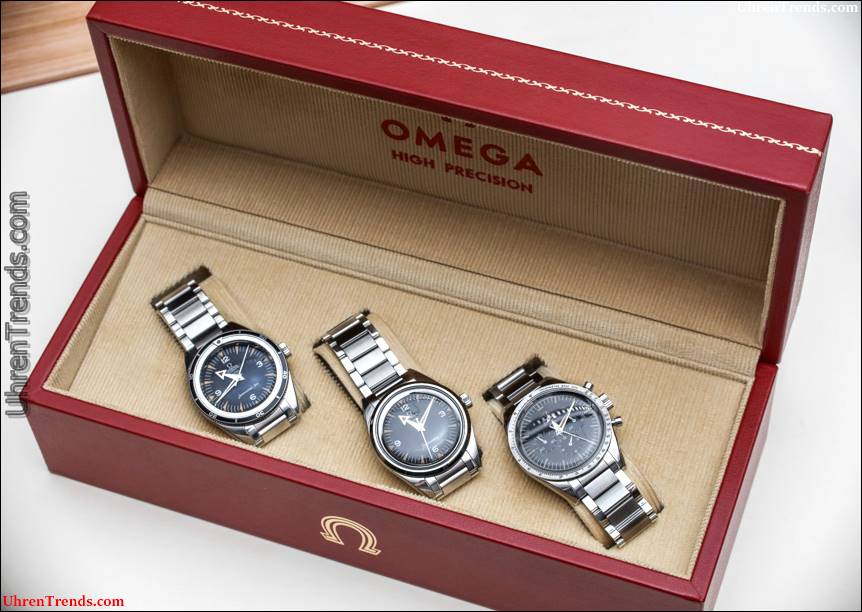Omega 1957 Speedmaster, Seamaster & Railmaster "Trilogie" Uhren Hands-On  