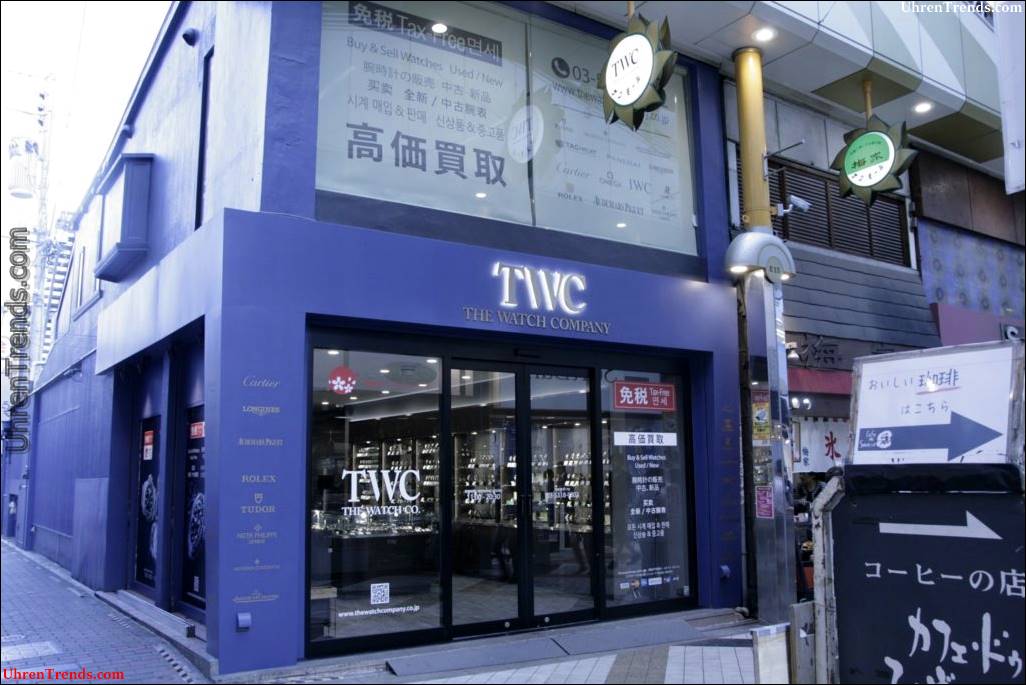 Kauf von Luxusuhren bei TWC Japan  