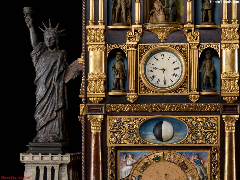 "Große historische Uhr von Amerika" ist patriotisches Uhrmacherspektakel  