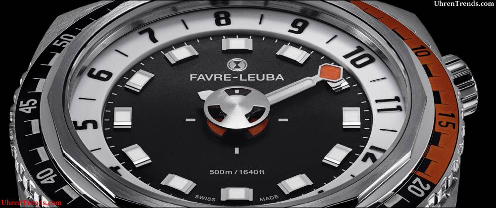Favre-Leuba Raider Harpune Uhr mit glatter Art, die Zeit zu zeigen  