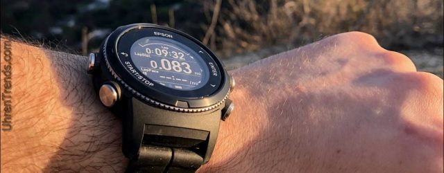 Epson ProSense 367 GPS Fitness Smartwatch Überprüfung  