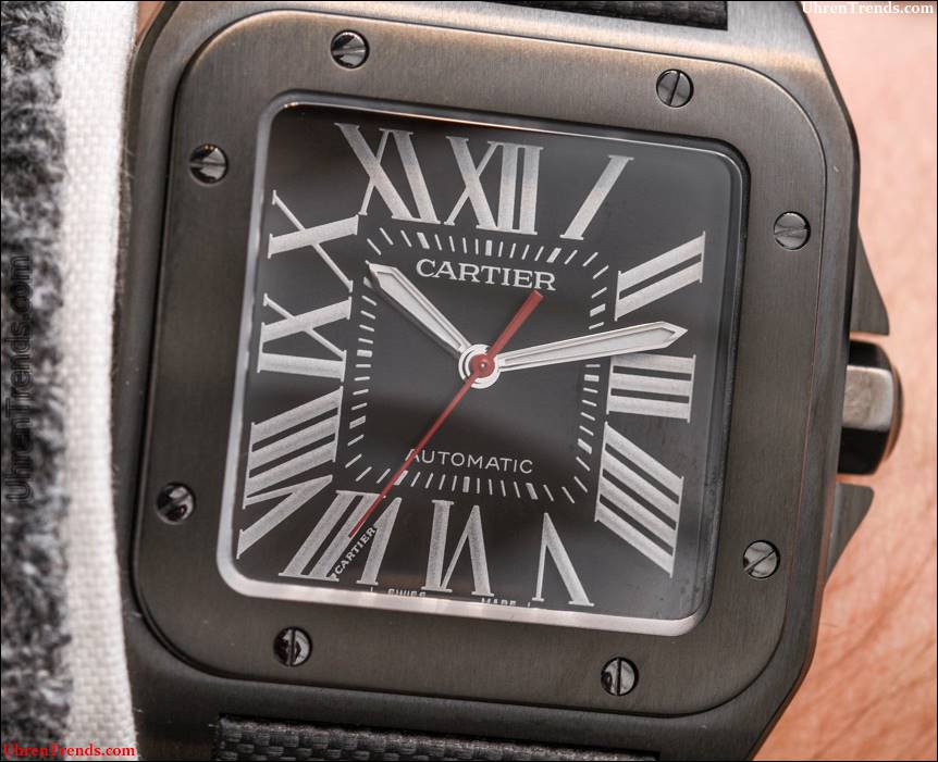 Cartier Santos 100 Carbon Uhr Hands-On  
