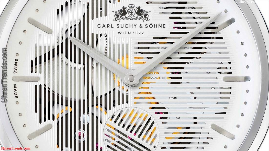 Carl Suchy & Söhne Walzer No. 1 Skeleton Uhr  