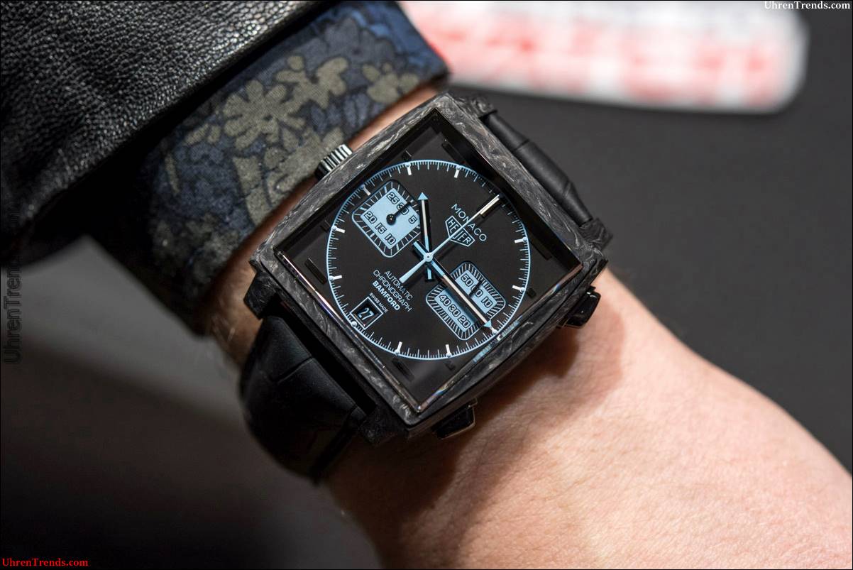 TAG Heuer Monaco Chronograph geschmiedete Carbon Bamford Edition Hands-On  