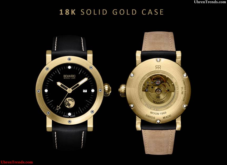 Bovarro: Luxus Schweizer Uhren inspiriert von der Apollo 11 Mondmission von 1969  