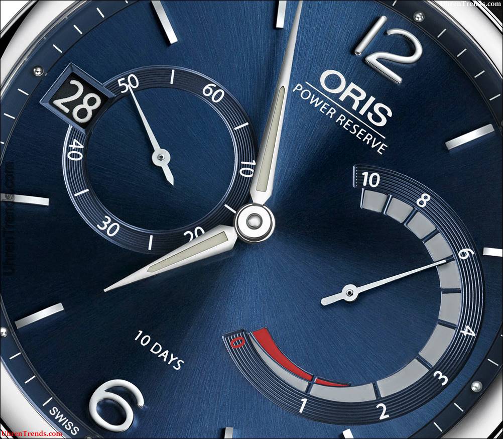 Oris Artelier Caliber 111 blaue Uhr  