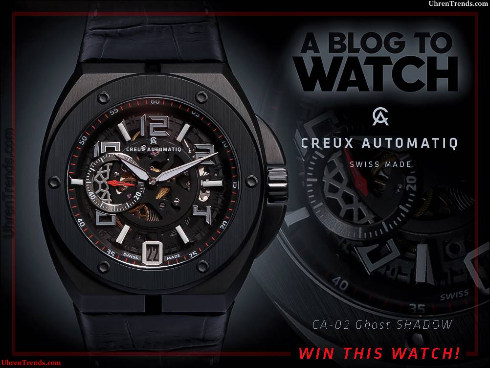 LETZTE CHANCE: Creux Automatiq CA-02 Geisterschatten Automatic Watch Giveaway  