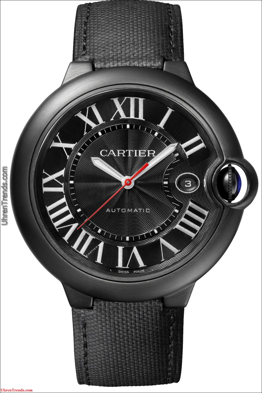 Cartier Santos 100 Carbon und Ballon Bleu De Cartier Carbon Uhren  
