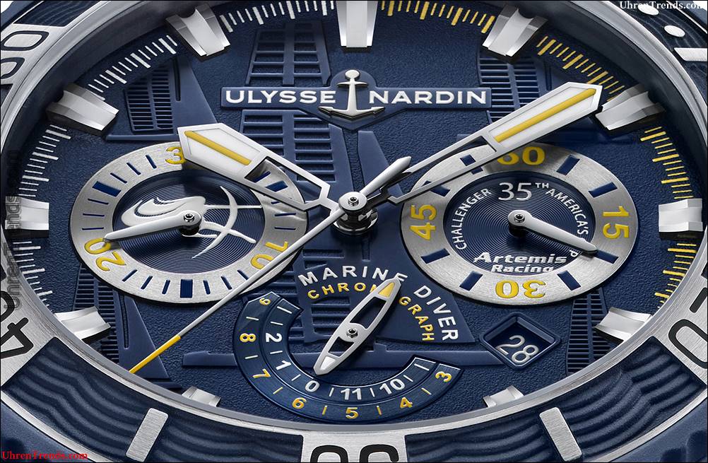 Ulysse Nardin Taucher Chronograph Artemis Racing Watch  