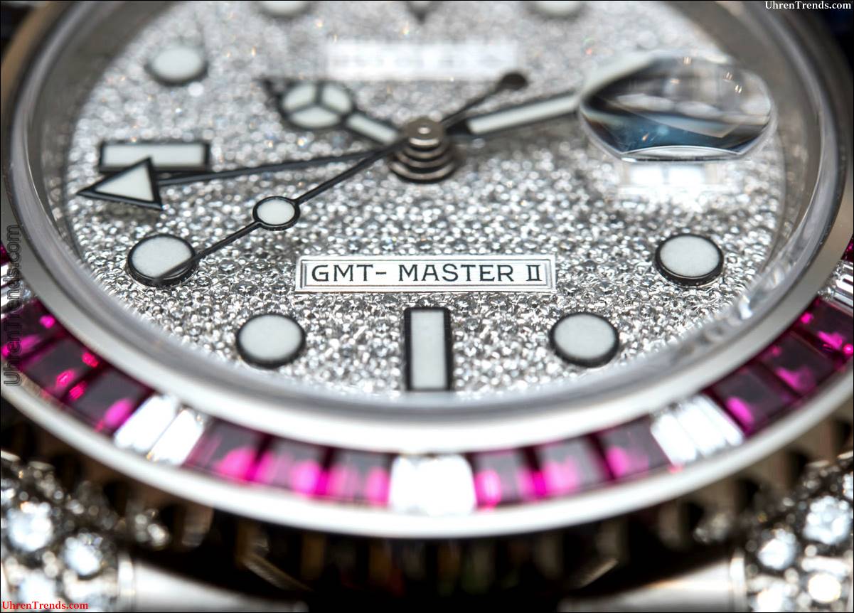 Rolex GMT-Master II 116759SARU Fabrik Gem-Set Uhr Hands-On  