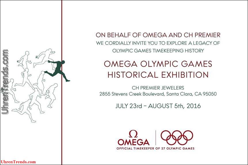 Omega Olympische Spiele Uhren & Historische Ausstellung in Santa Clara bei CH Premier  