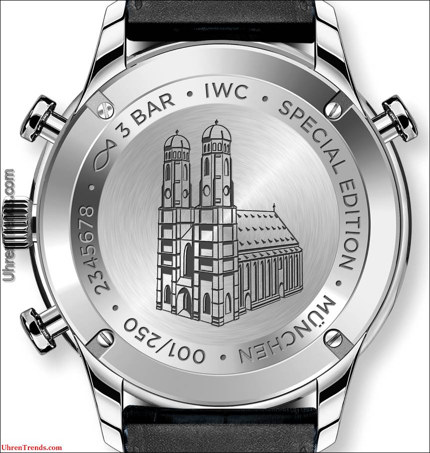 Drei neue IWC Portugieser Chronograph Rattrapante Uhren Ehrenstädte von Mailand, Paris und München  