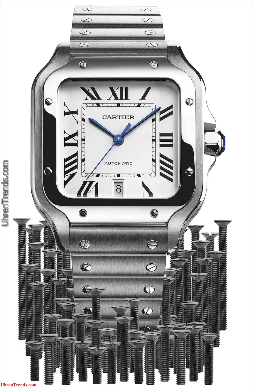 Aktualisierte Cartier Santos Watches stellen neue QuickSwitch- und SmartLink-Systeme vor  