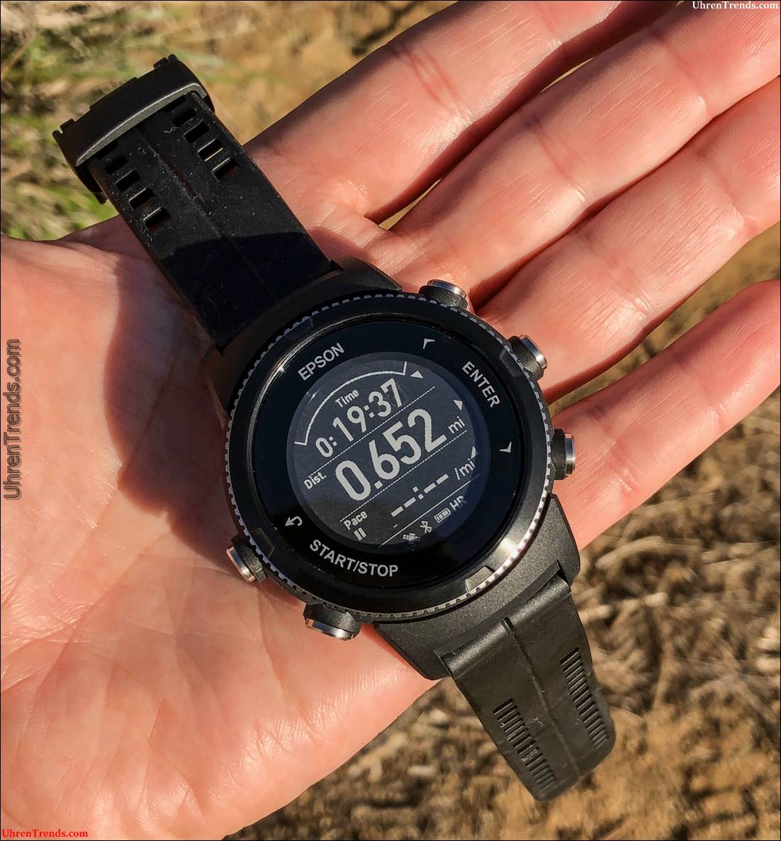 Epson ProSense 367 GPS Fitness Smartwatch Überprüfung  