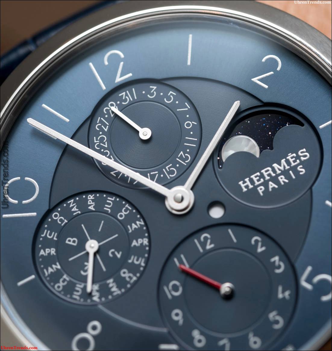 Hermès Slim d'Hermès Ewiger Kalender Uhr Hands-On  