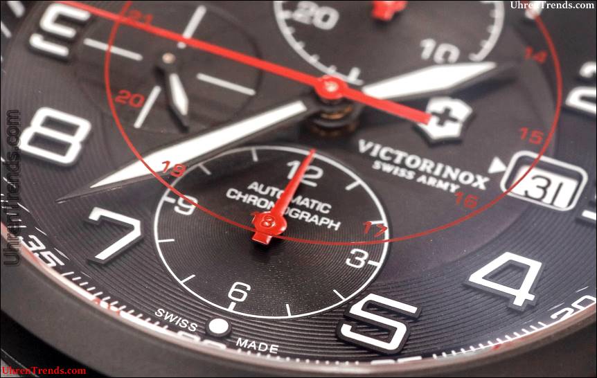 Victorinox Schweizer Armee Airboss Mechanischer Chronograph Black Edition 241741 Watch Review  