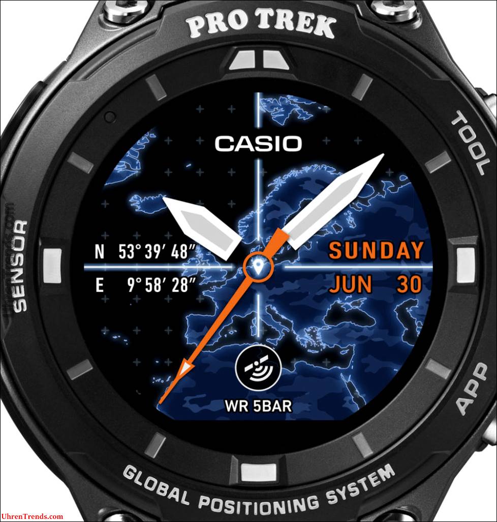 Casio Pro Trek Smart WSD-F20 GPS-Uhr  