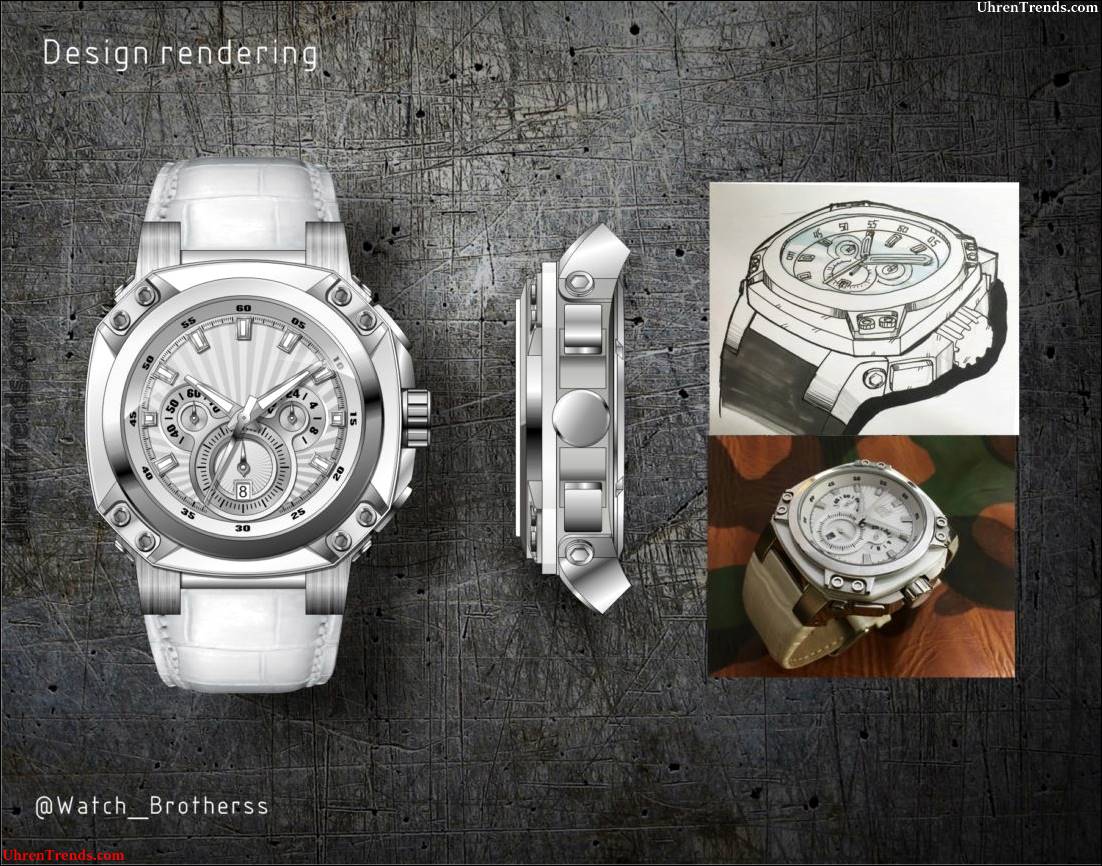 Geschickt mischen und zusammenpassende Uhr-Designs mit dem Watch_Brotherss  