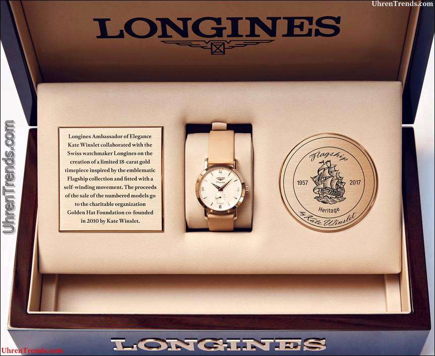 Kate Winslet und Longines arbeiten gemeinsam an einer Limited Edition Watch Release  