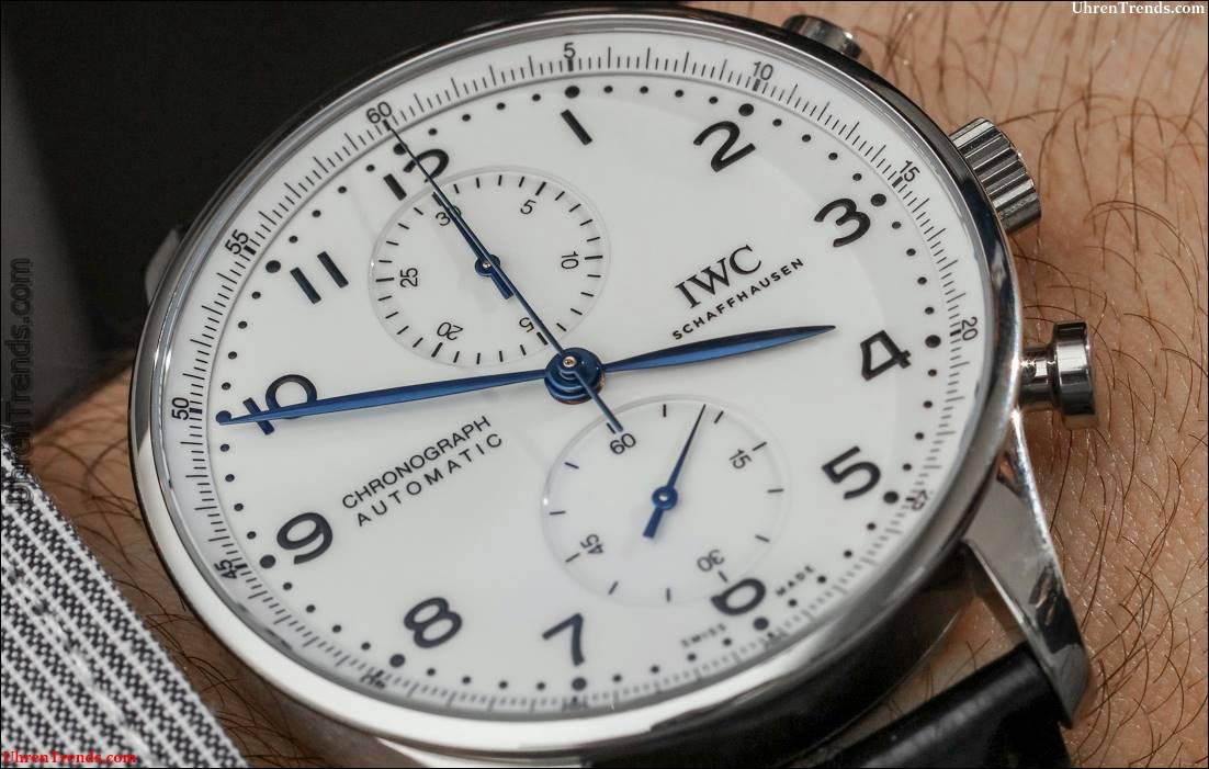 IWC Portugieser Chronograph Edition '150 Jahre' Uhr zum Anfassen  