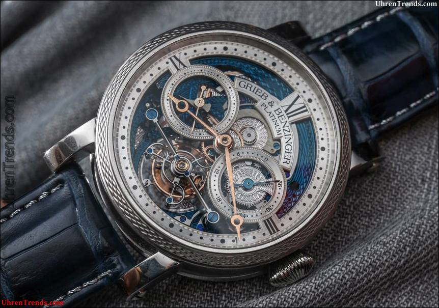 Grieb & Benzinger Blue Merit Uhr basierend auf A. Lange & Söhne Tourbillon Hands-On  