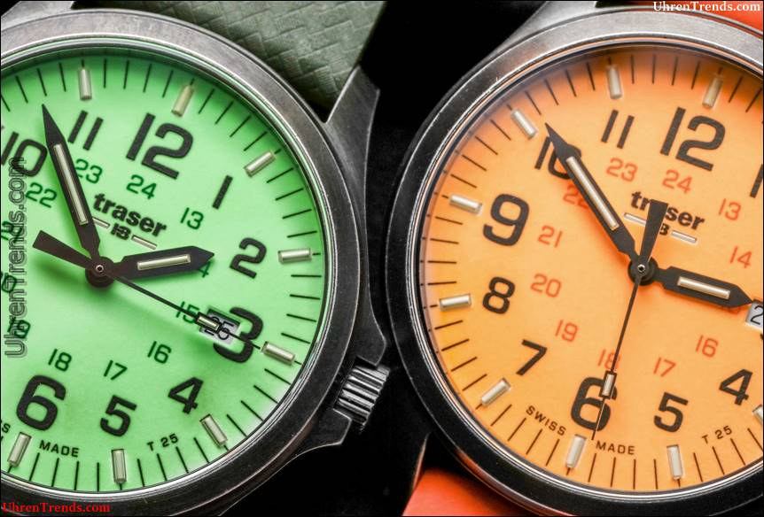 Traser P67 Offizier Pro Gun Metal Lime & Orange Uhren Hands-On  