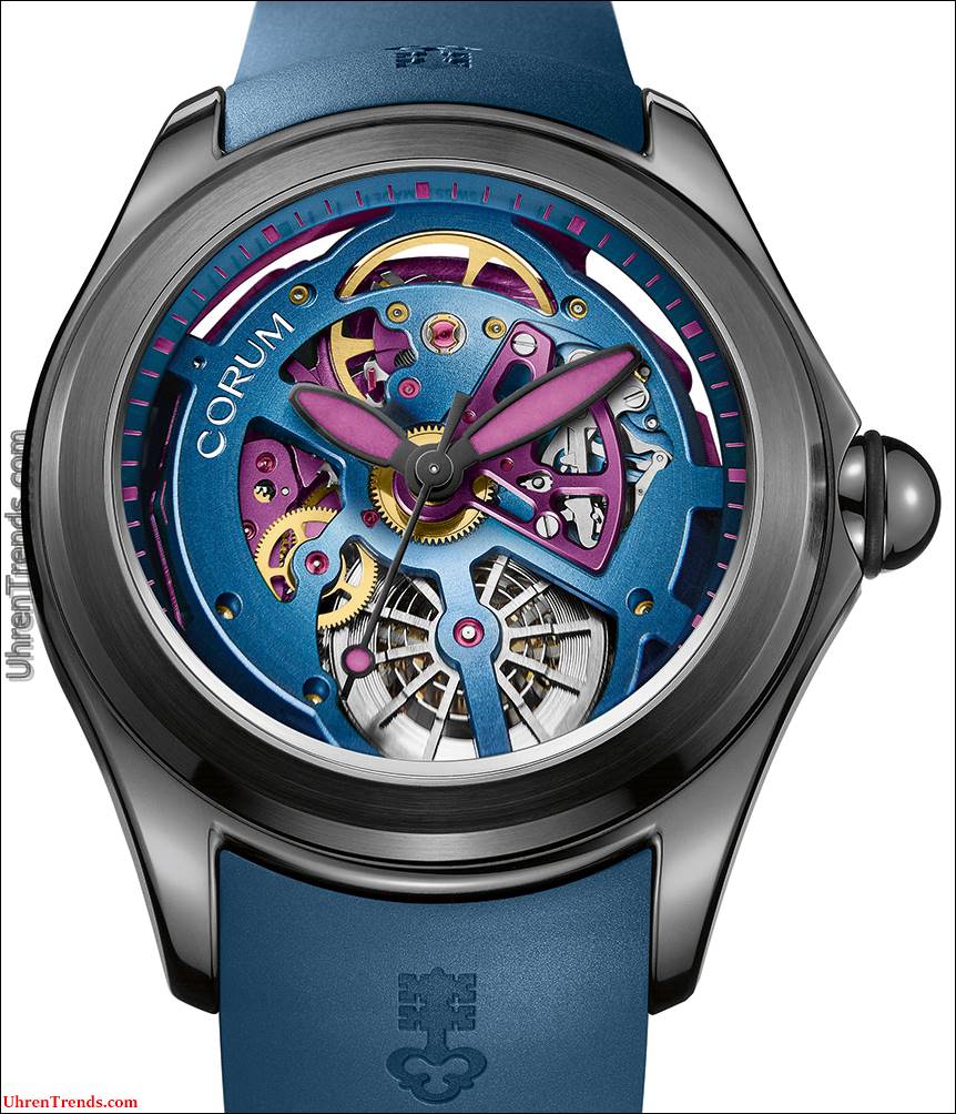 Corum Bubble 47 Squelette Uhr in hellen Farben für 2017  