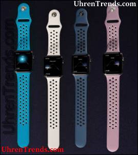 Apple Watch Nike + Sport Bands 'Tag zu Nacht' Farben  