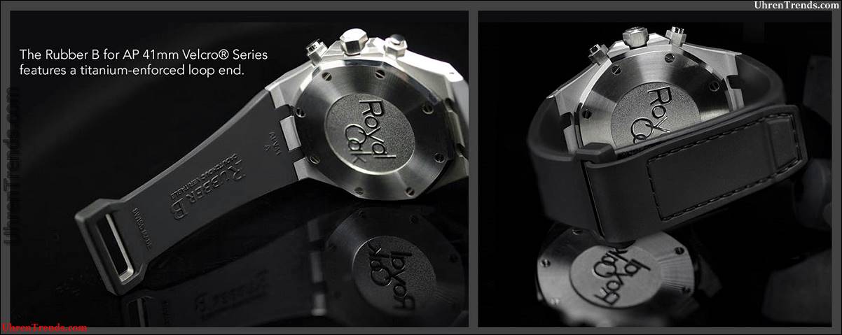 Gummi B integrierte Bügel für Audemars Piguet Royal Oak 41mm Uhren  