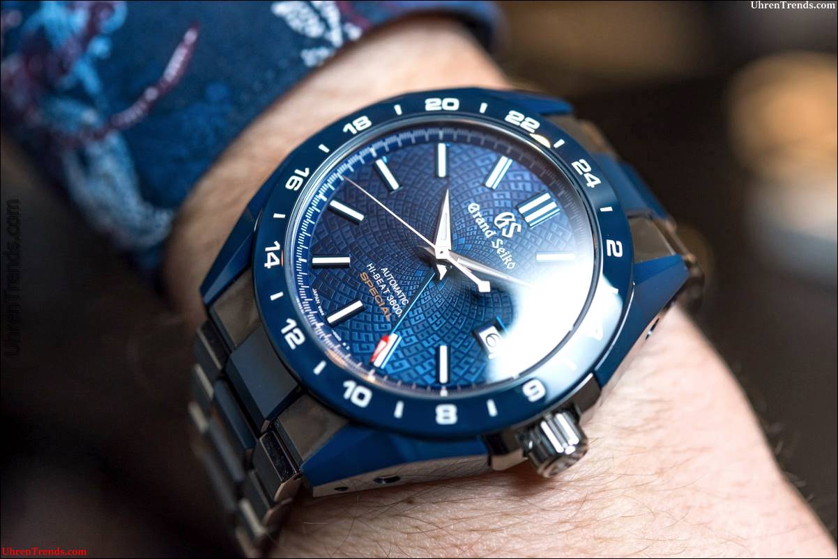 Grand Seiko Blue Keramik Hi-Beat GMT "Special" Limited Edition SBGJ229-A Hands-On  